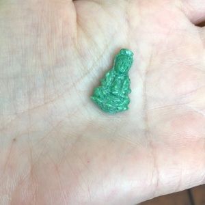 Small Lady Kwan Yin Buddha Natural Jade (Pendant)